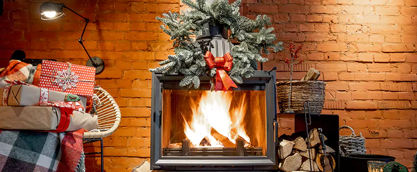 Travis Industries Linear Gas Fireplace Installation in Sunrise Manor, Nevada