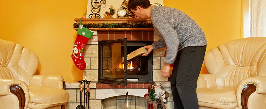 Rusted Metal Fireplace Restoration in Sunrise Manor, Nevada